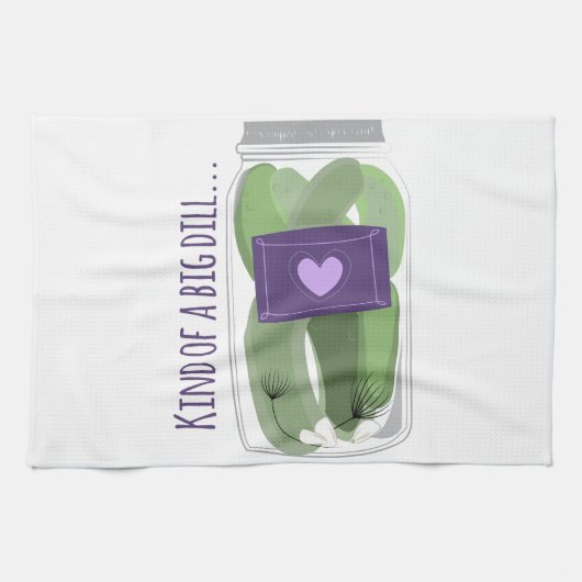 種類の大きいディル キッチンタオル (横)