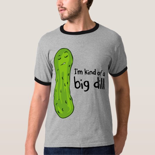 種類の大事のディル・ピクルス Tシャツ (正面)