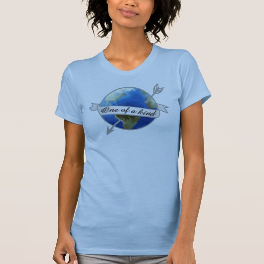 種類の1つ-惑星の地球 Tシャツ (正面)