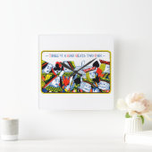 種類の3 スクエア壁時計 (ホーム)