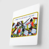 種類の3 スクエア壁時計 (傾斜)