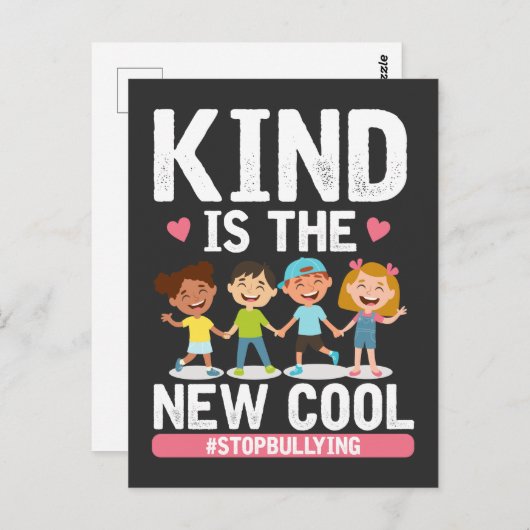 種類は新しいクールアンチいじめの子守 ポストカード (正面/裏面)