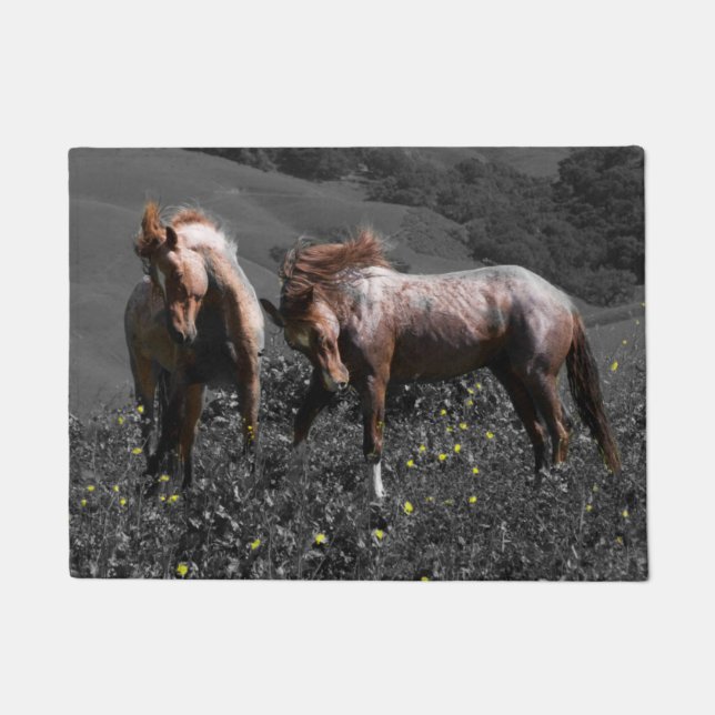 種馬のスパー ドアマット (正面)