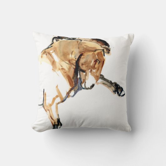 種馬 クッション (正面)