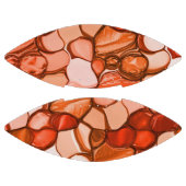 種、珊瑚、赤などの丸い形 アメリカンフットボール (パネル)