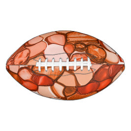 種、珊瑚、赤などの丸い形 アメリカンフットボール