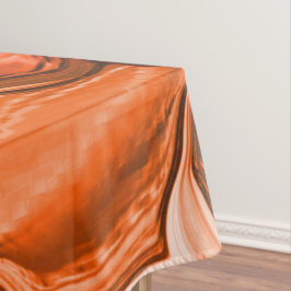 種、珊瑚、赤などの丸い形 テーブルクロス