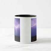 稲妻が砂漠を襲うビッグベンド マグカップ (中央)