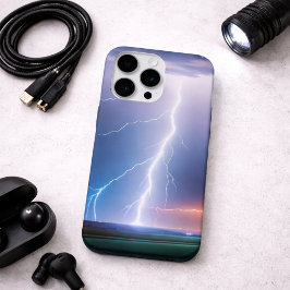 稲妻と水 iPhone 15 PROケース