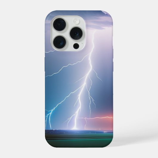 稲妻と水 iPhoneケース (裏面)