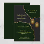 稲妻のイスラムランプ 招待状 (正面/裏面)