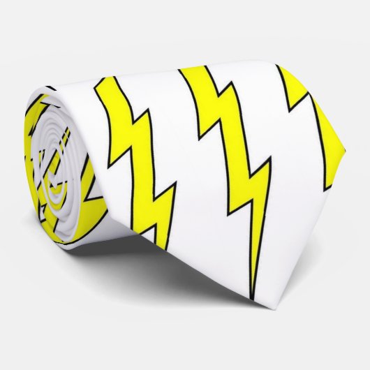 稲妻のタイ ネクタイ (ロール)