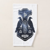 稲妻のトールのハンマー バスタオルセット (ハンドタオル)