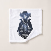 稲妻のトールのハンマー バスタオルセット (ウォッシュタオル)