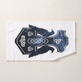 稲妻のトールのハンマー バスタオルセット (ハンドタオル)