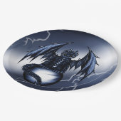 稲妻のドラゴン ペーパープレート (アングル)