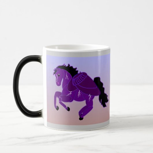 稲妻のペガソスの馬の変形させるマグ モーフィングマグカップ (左)