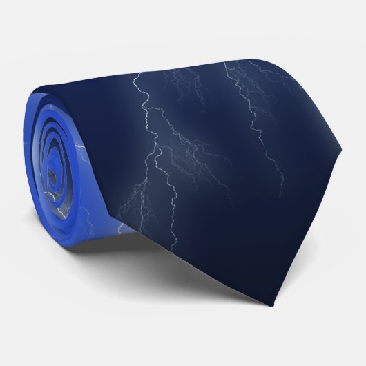 稲妻の嵐のタイ ネクタイ (ロール)