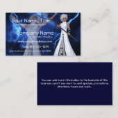 稲妻の嵐-ファンタジーか日本製アニメの名刺 名刺 (正面/裏面)