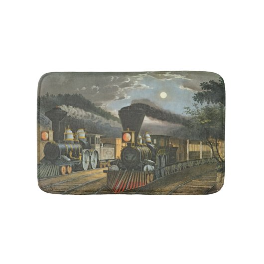 稲妻の急行列車1863年 バスマット (正面)