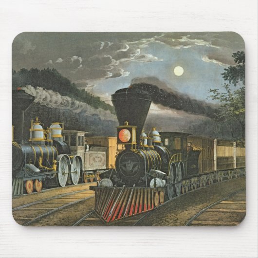 稲妻の急行列車1863年 マウスパッド (正面)