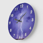 稲妻の柱時計 ラージ壁時計 (傾斜)