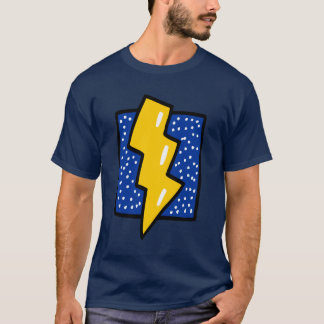 稲妻の漫画 Tシャツ