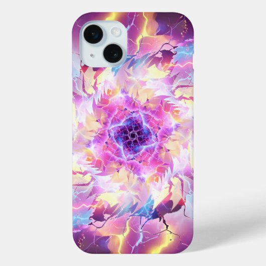 稲妻の炎の球の爆発 Case-Mate iPhoneケース (裏面)