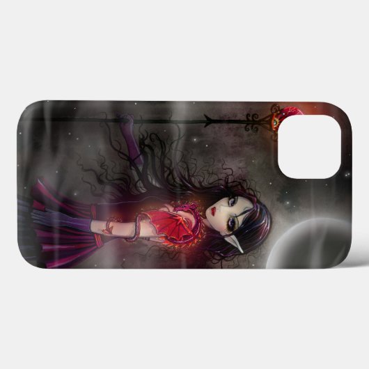 稲妻の石造りのファンタジーのドラゴンおよび妖精の芸術 Case-Mate iPhoneケース (裏面 (横))