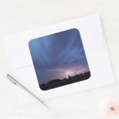 稲妻の雷雨 スクエアシール (封筒)