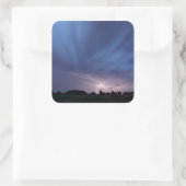 稲妻の雷雨 スクエアシール (バッグ)