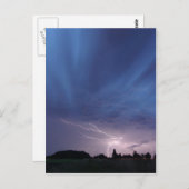 稲妻の雷雨 ポストカード (正面/裏面)