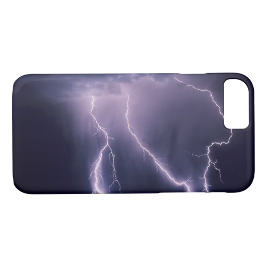 稲妻はユタ州ソルトレイクバレーを越えている。 Case-Mate iPhoneケース (裏面(横))