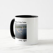 稲妻は二度も…うん、右！P-38 マグカップ (正面左)