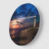 稲妻を灯台に。 ラージ壁時計 (傾斜)