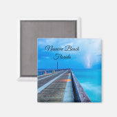 稲妻アットナバラビーチピアマグネット マグネット (正面/裏面)