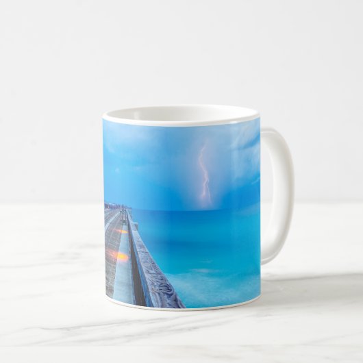 稲妻アットナバラビーチピア コーヒーマグカップ (正面右)