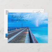 稲妻アットナバラビーチ考えズオブユー ポストカード (正面/裏面)