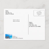 稲妻アットナバラビーチ考えズオブユー ポストカード (裏面)