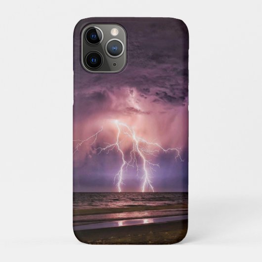 稲妻アットノートブックビーチ Case-Mate iPhoneケース (裏)