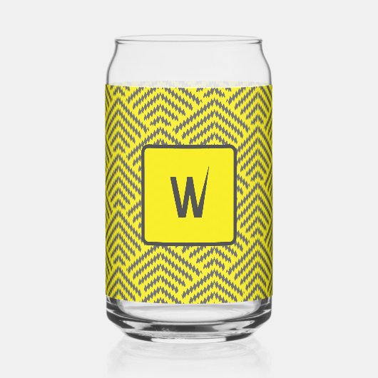 稲妻アーチ ガラス缶 (正面)