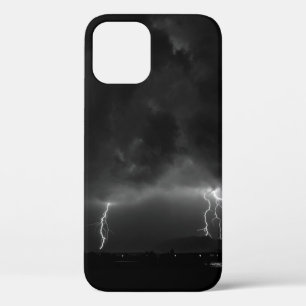 稲妻イラストレーション iPhone 12ケース