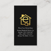 稲妻オンエレクトリックホーム 名刺 (裏面)