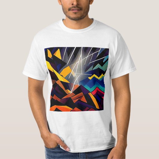 稲妻オーバーマウンテンピーク1 Tシャツ (正面)