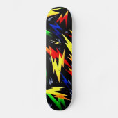 稲妻カラフルボルト スケートボード (正面)