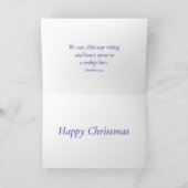 稲妻クリスマススタークリスチャンアートバイブル シーズンカード (内部)