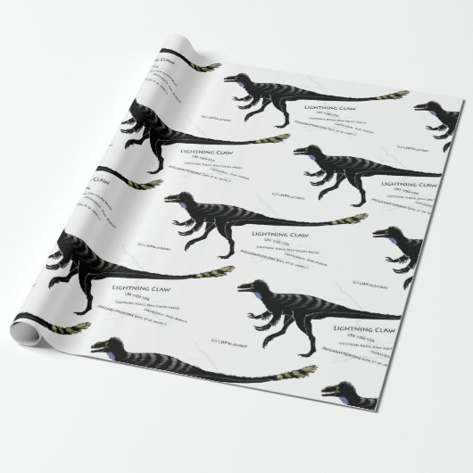 稲妻クローラッピング紙 ラッピングペーパー (アンロールド)