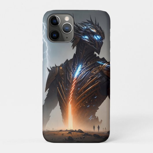 稲妻サイボーグウォリアー Case-Mate iPhoneケース (裏)