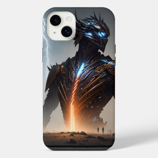 稲妻サイボーグウォリアー iPhoneケース (裏面)