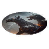 稲妻サイボーグウォルフ カッティングボード (角)